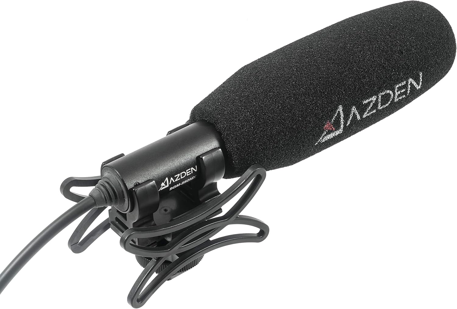 Aida Imaging Microphone AZDEN SGM-250MX Professional Compact Cine Shotgun Microphone with Mini XLR Output