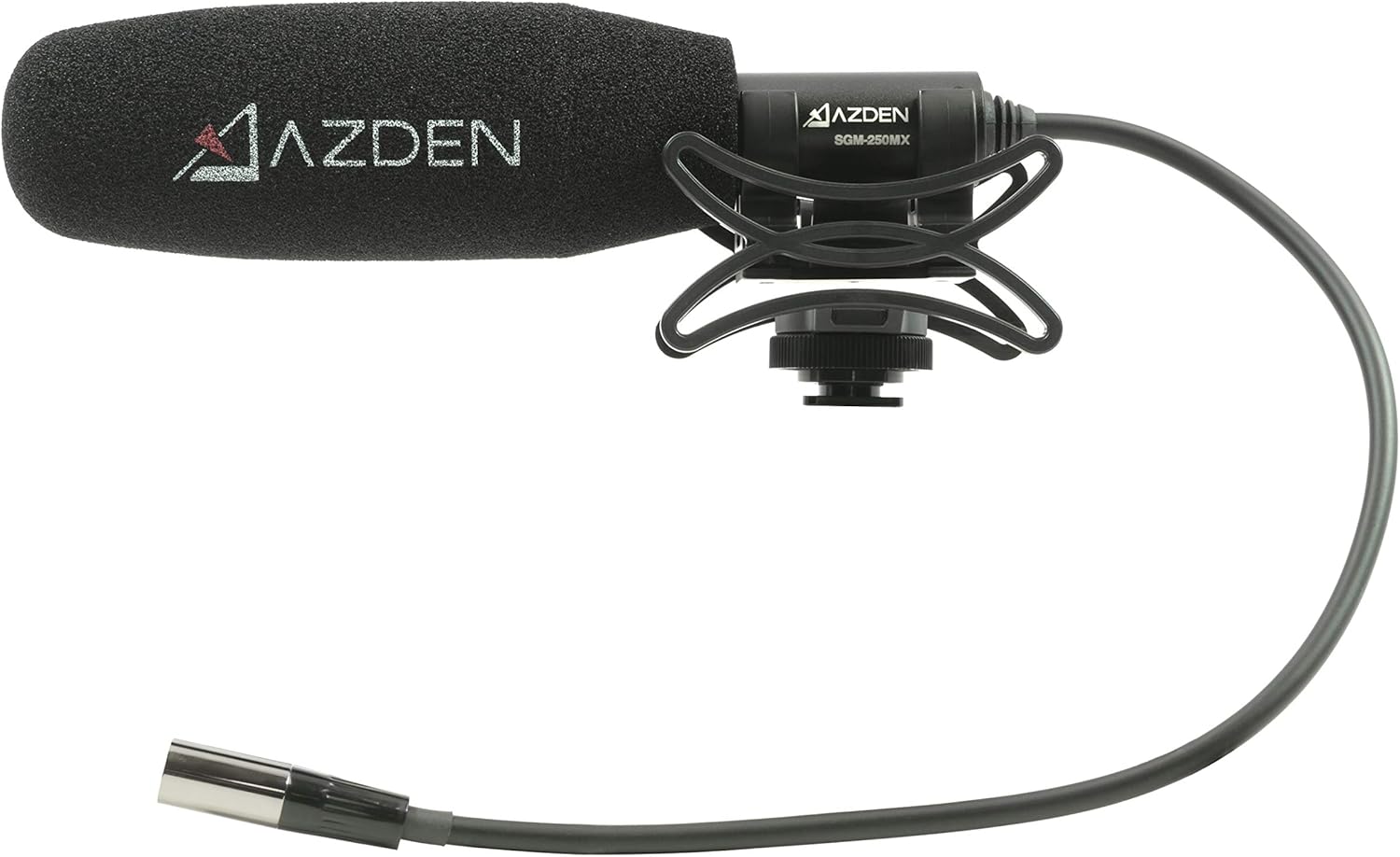Aida Imaging Microphone AZDEN SGM-250MX Professional Compact Cine Shotgun Microphone with Mini XLR Output