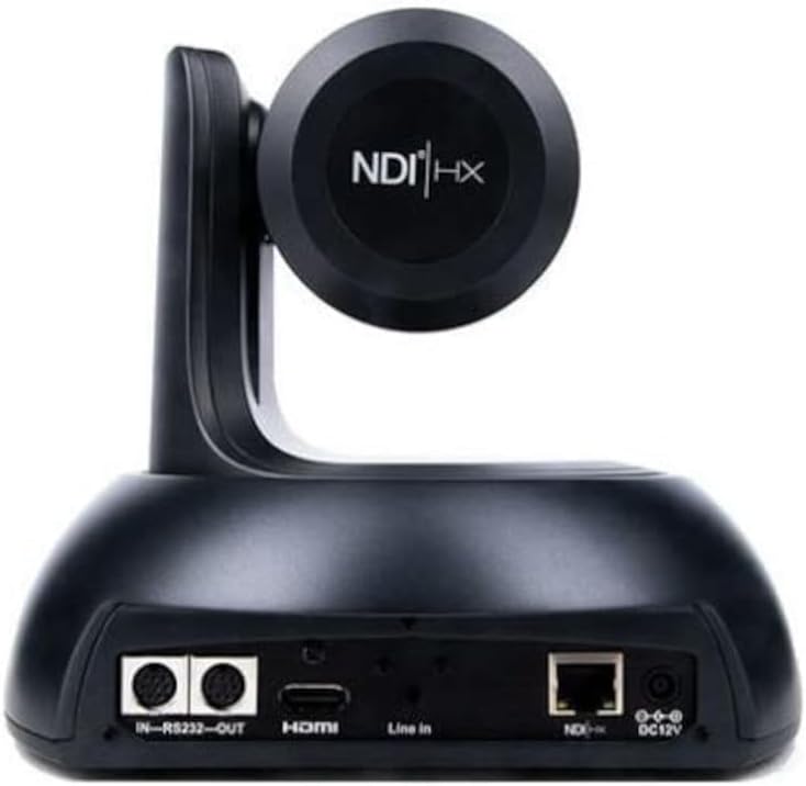Aida Imaging PTZ-NDI-X18B Broadcast NDI|HX FHD NDI/IP/HDMI 18X Zoom PTZ Camera (Black)