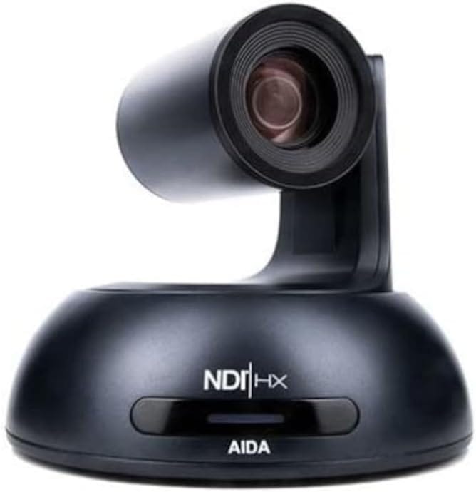 Aida Imaging PTZ-NDI-X18B Broadcast NDI|HX FHD NDI/IP/HDMI 18X Zoom PTZ Camera (Black)