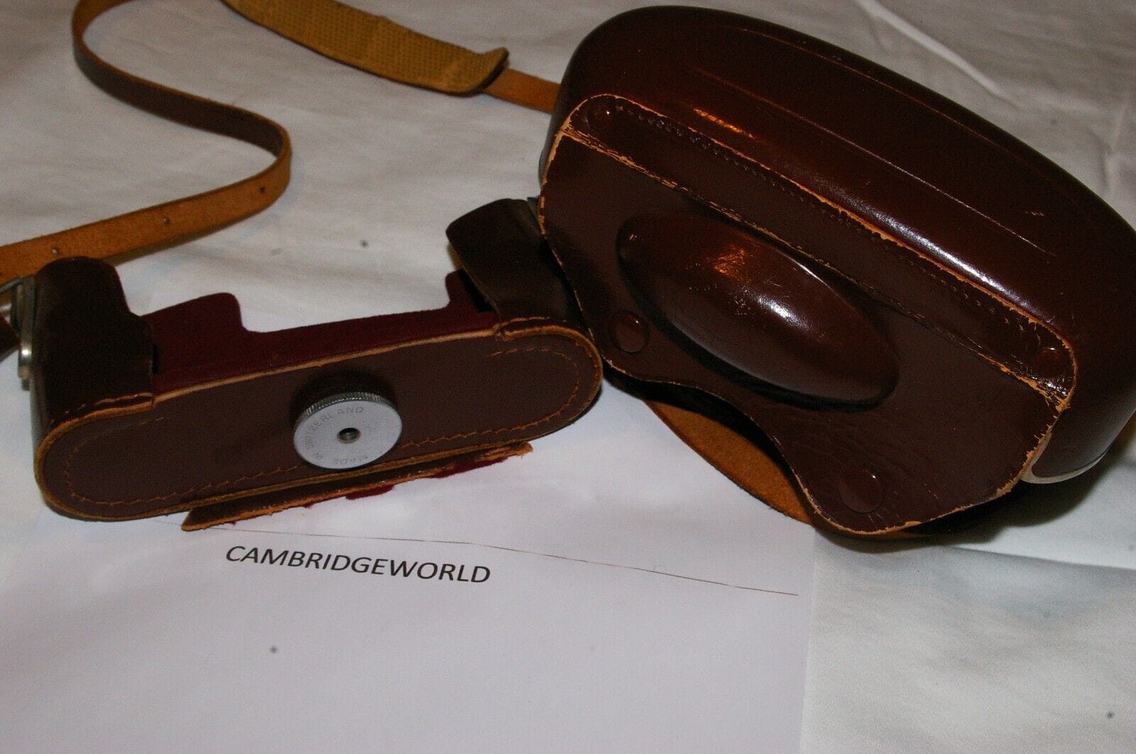 Alpa Cameras & Photo:Lenses & Filters:Lens Caps ALPA BRAND Genuine original CAMERA CARRYING CASE with STRAP case is torned