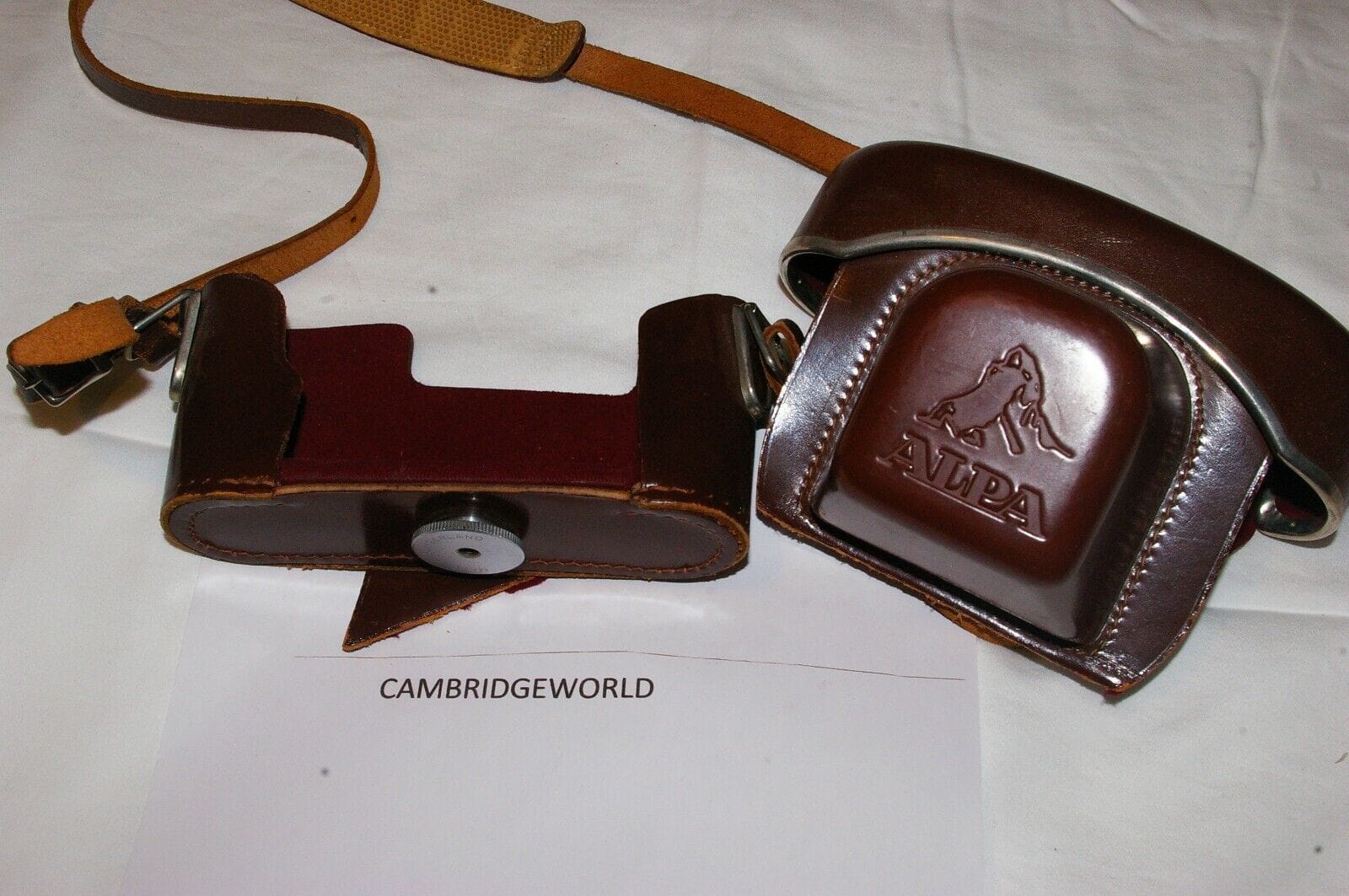 Alpa Cameras & Photo:Lenses & Filters:Lens Caps ALPA BRAND Genuine original CAMERA CARRYING CASE with STRAP case is torned