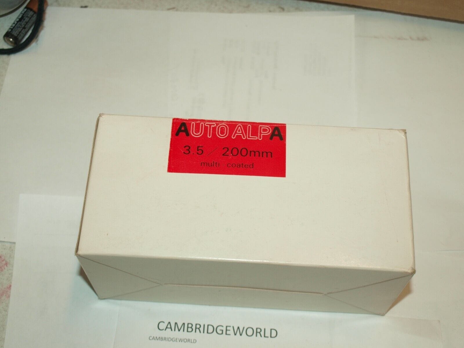 Alpa Cameras & Photo:Lenses & Filters:Lenses ALPA AUTO 200mm F3.5 MULTI COATED NEW TELEPHOTO LENS M42 SCREW MOUNT in BOX