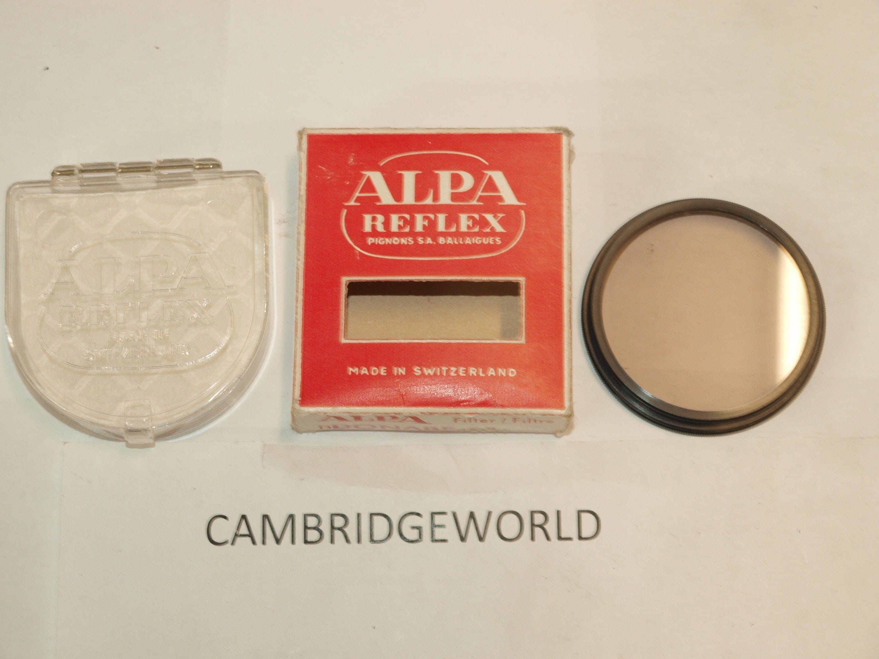 Alpa NEW old stock Alpa Reflex DOBABE 8 filter in original boxes