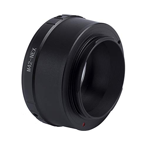 Amopofo M42 to NEX M42 to NEX Lens Adapter, Compatible with M42 (42x1mm) Screw Mount Lens & for E-Mount Camera A6300,A7,A7R, A7II,A7S, A7M2,NEX-7