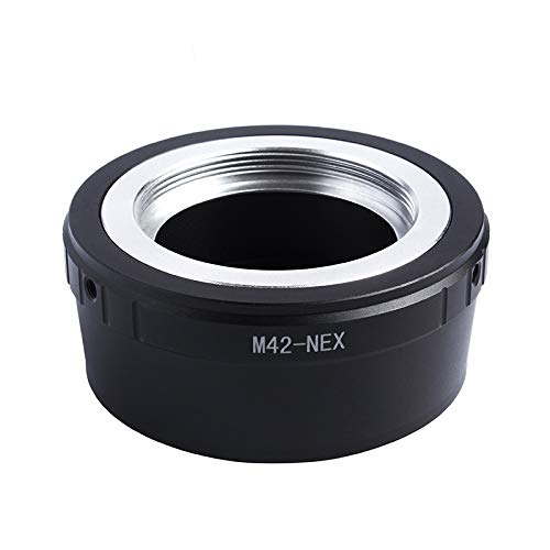 Amopofo M42 to NEX M42 to NEX Lens Adapter, Compatible with M42 (42x1mm) Screw Mount Lens & for E-Mount Camera A6300,A7,A7R, A7II,A7S, A7M2,NEX-7