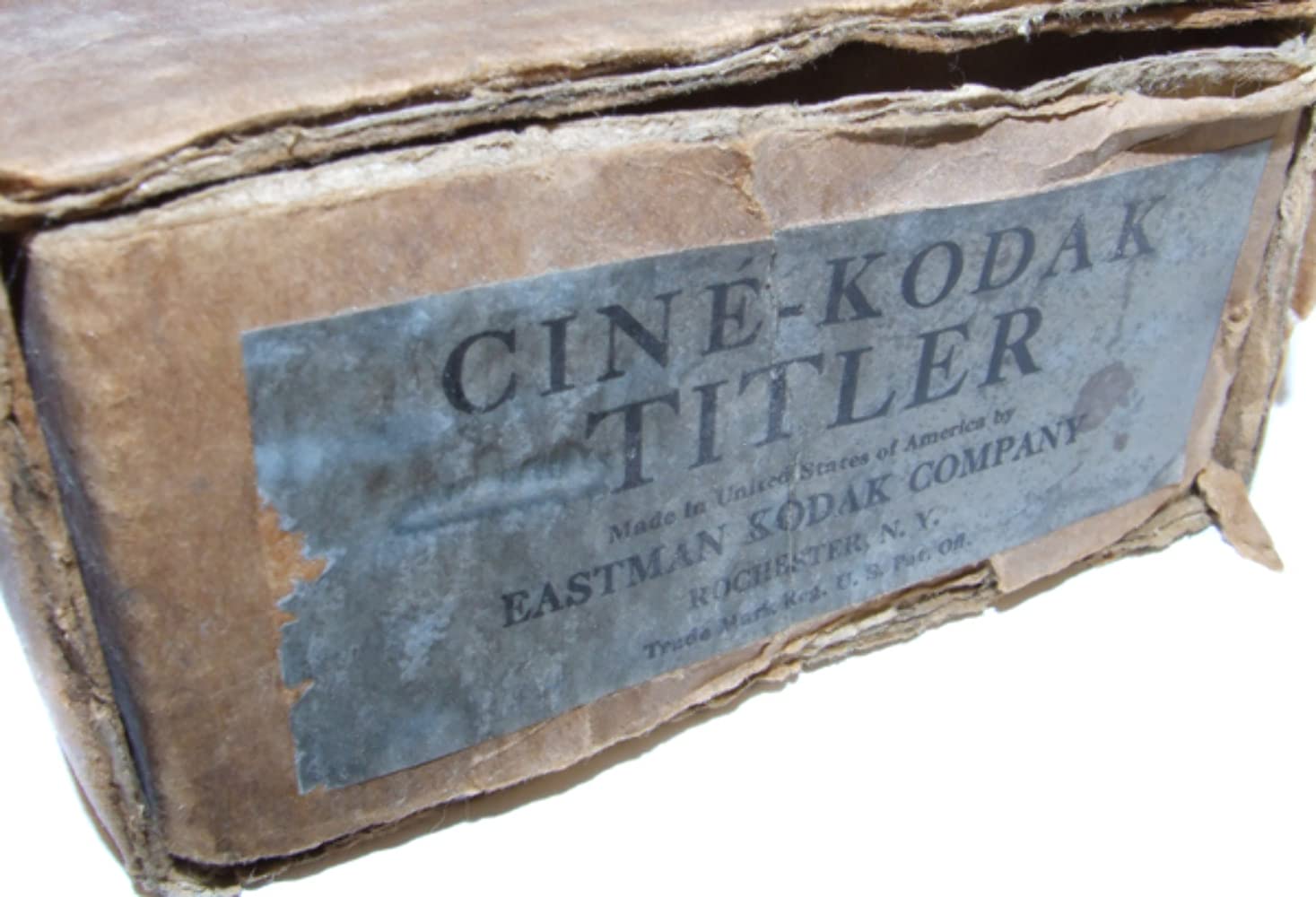 Anticuria Early Old Cine-Kodak Titler in Original Box