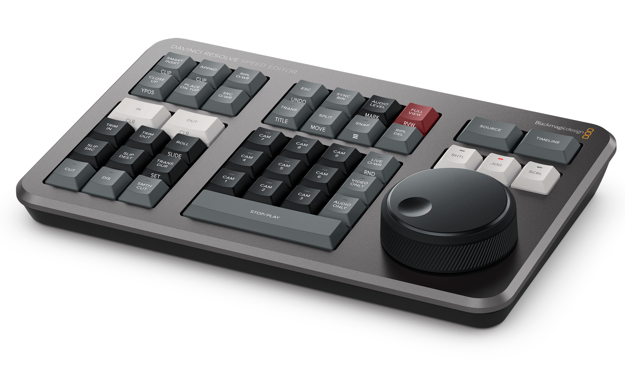 Blackmagic Design Blackmagic Design DaVinci Resolve Speed Editor with White Gaffers Tape