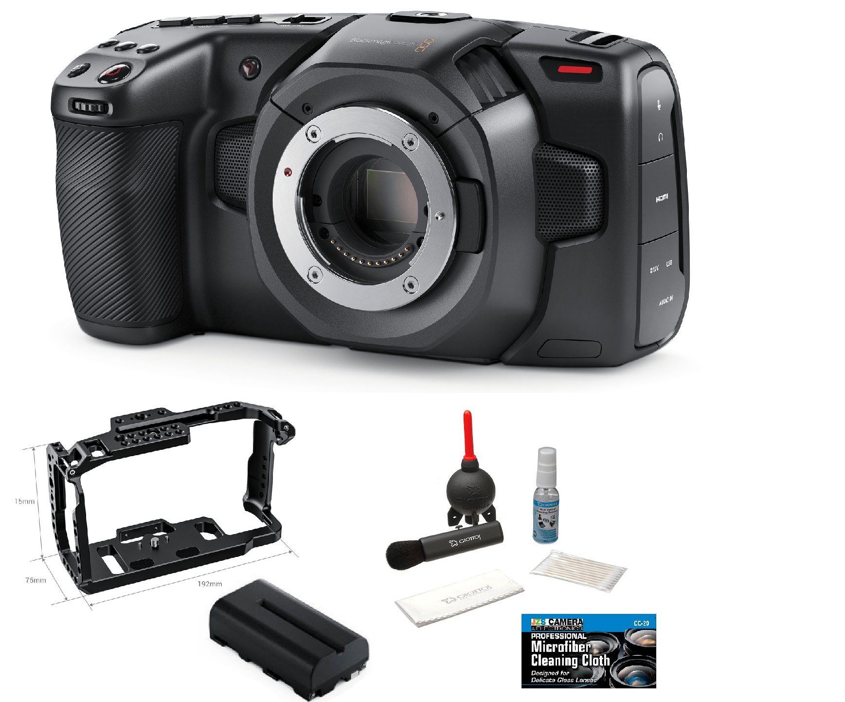 Blackmagic Design Blackmagic Design Pocket Cinema Camera 4K Bundle 1