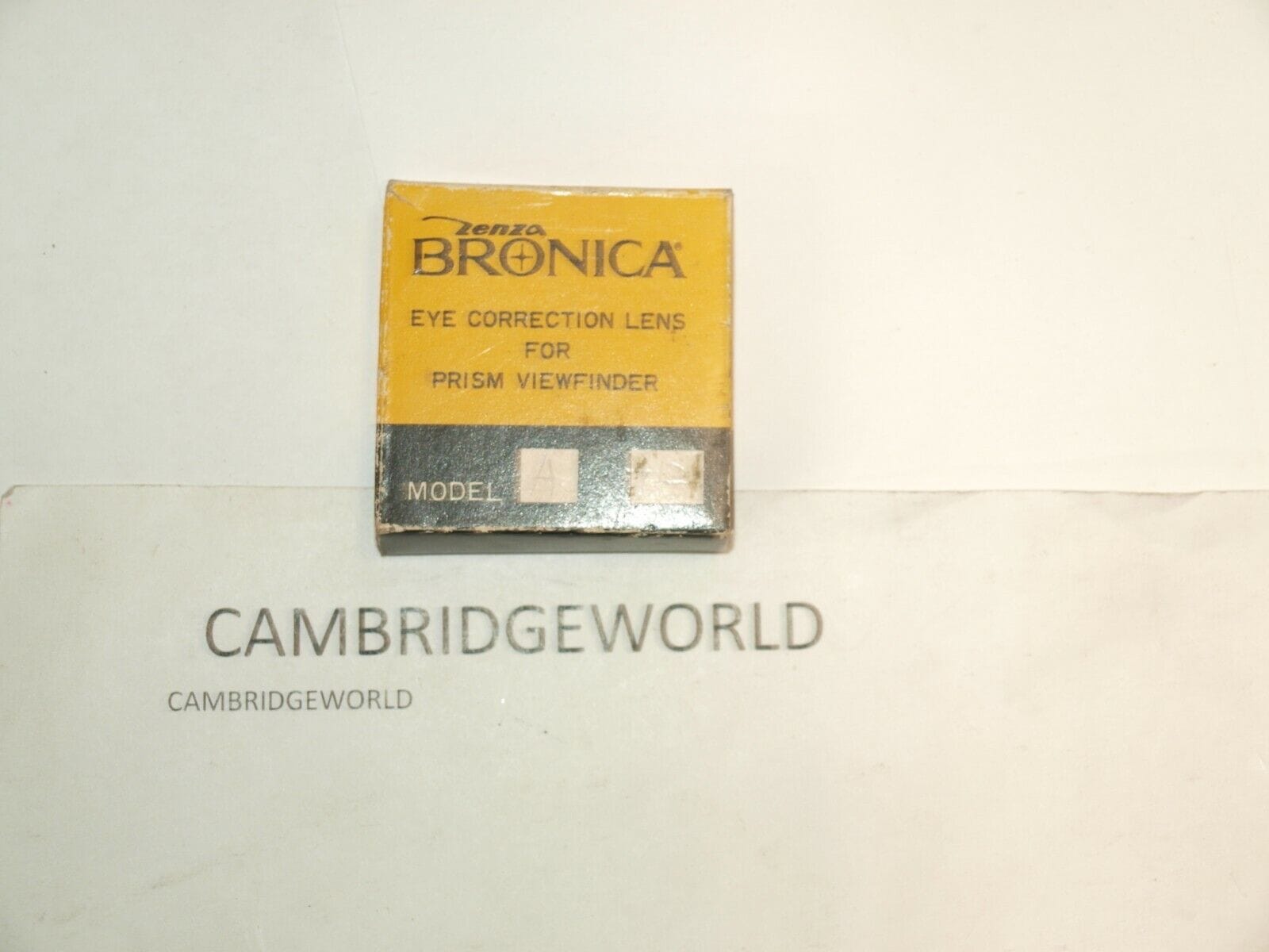 Bronica Cameras & Photo:Camera, Drone & Photo Accessories:Other Camera & Photo Accs ZENZA BRONICA EYE CORRECTION LENS NEW OLD STOCK +2 LENS for PRISM A in BOX