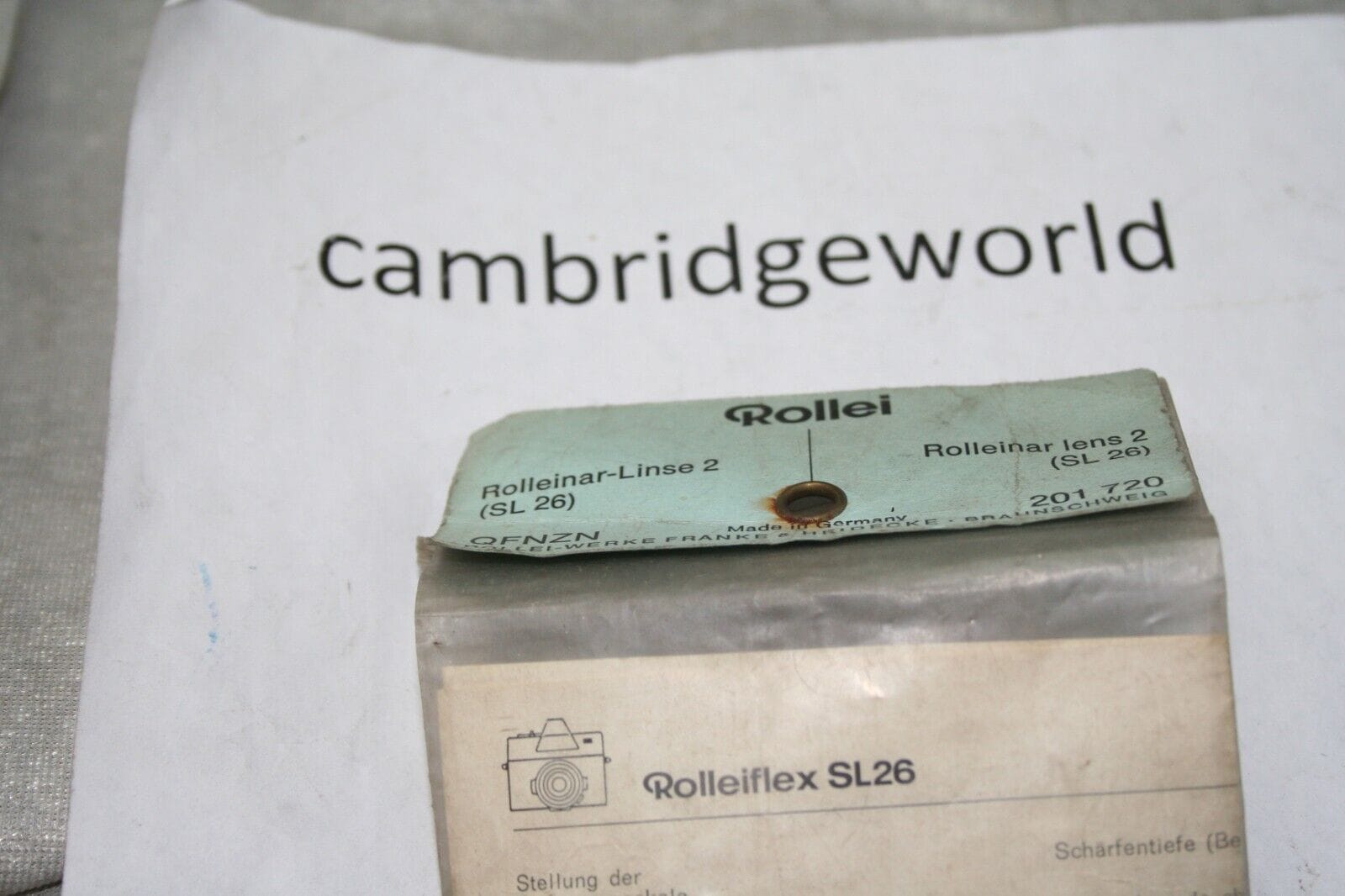 Cambron Cameras & Photo:Lenses & Filters:Filters ROLLEI SL26 ROLLEINAR MACRO CLOSE UP LENS NEW OLD STOCK MADE by ROLLEI with CASE