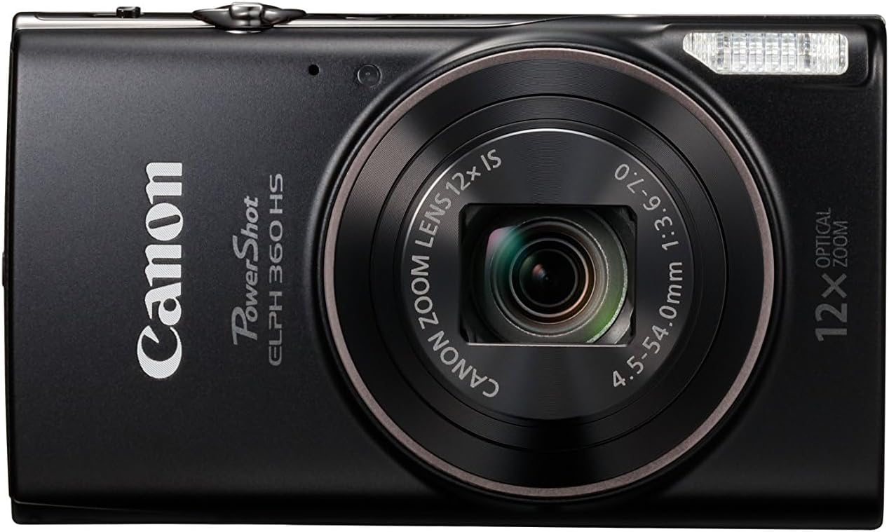 Canon Cameras & Photo:Digital Cameras Canon PowerShot ELPH 360 HS Digital Camera (Black) *Discontinued*