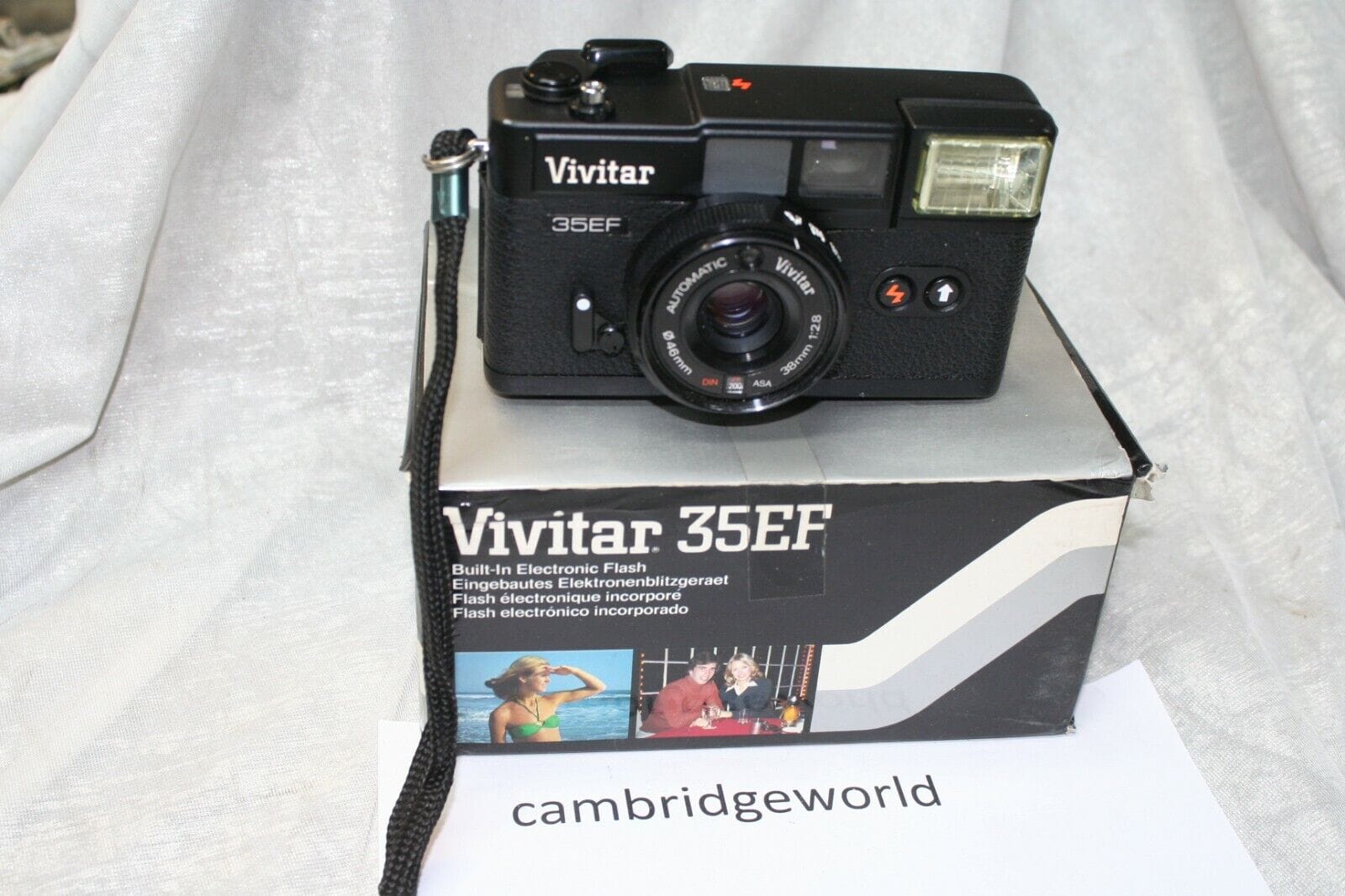 Canon Cameras & Photo:Lenses & Filters:Auxiliary/Conversion Lenses VIVITAR 35EF OLD STOCK with 35mm F2.8 PRIME  LENS  CAMERA in BOX