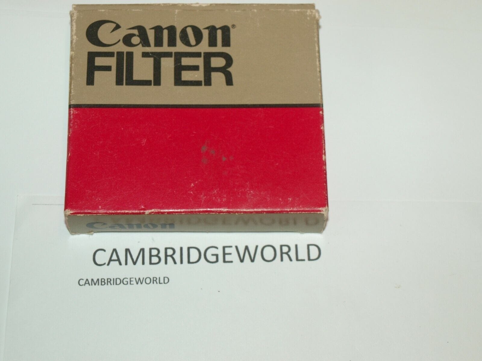 Canon Brand 72mm NEW Screw in CCA AMBER Filter GENUINE ORIGINAL WITH C
