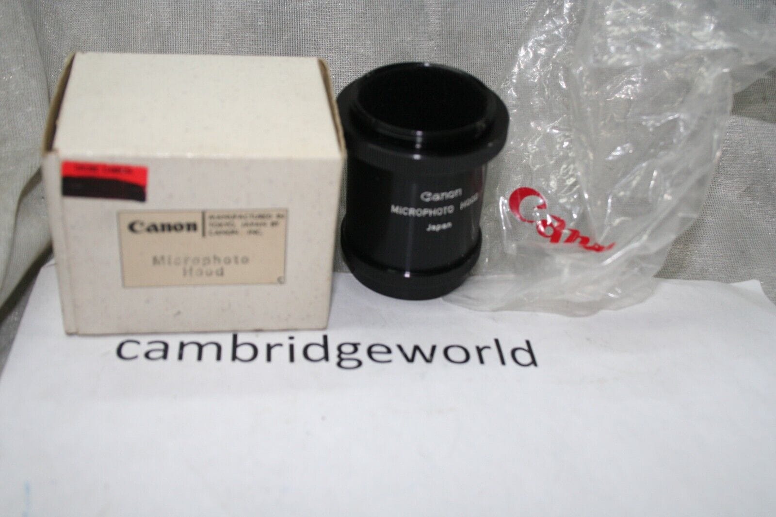 Canon Cameras & Photo:Lenses & Filters:Lens Caps Canon Microphoto Hood  L39 Camera Microscope GENUINE CANON BRAND NEW OLD STOCK