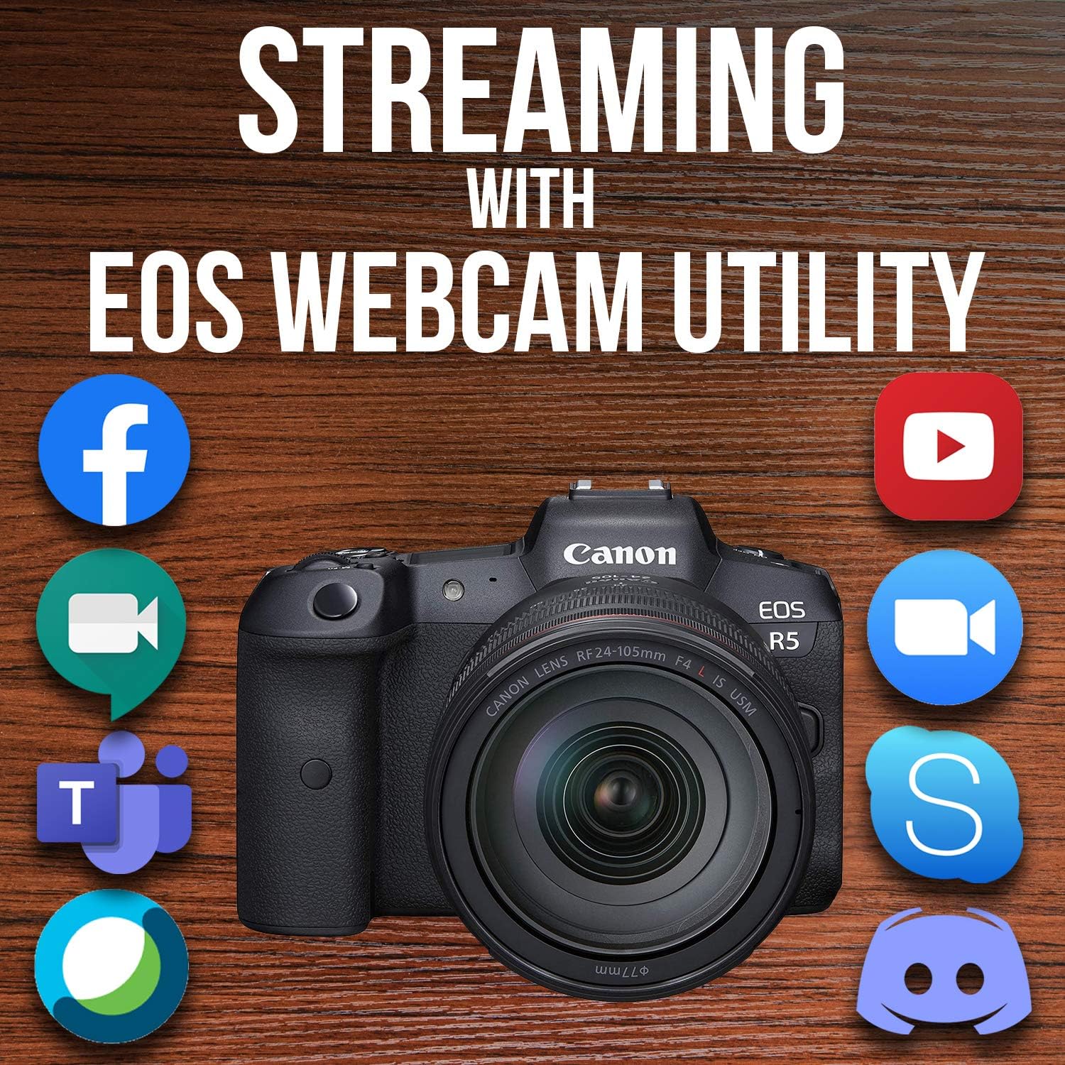 Canon Cameras & Photo:Lenses & Filters:Lenses Canon EOS R5 Mirrorless Camera with 24-105mm f/4 L IS USM Lens