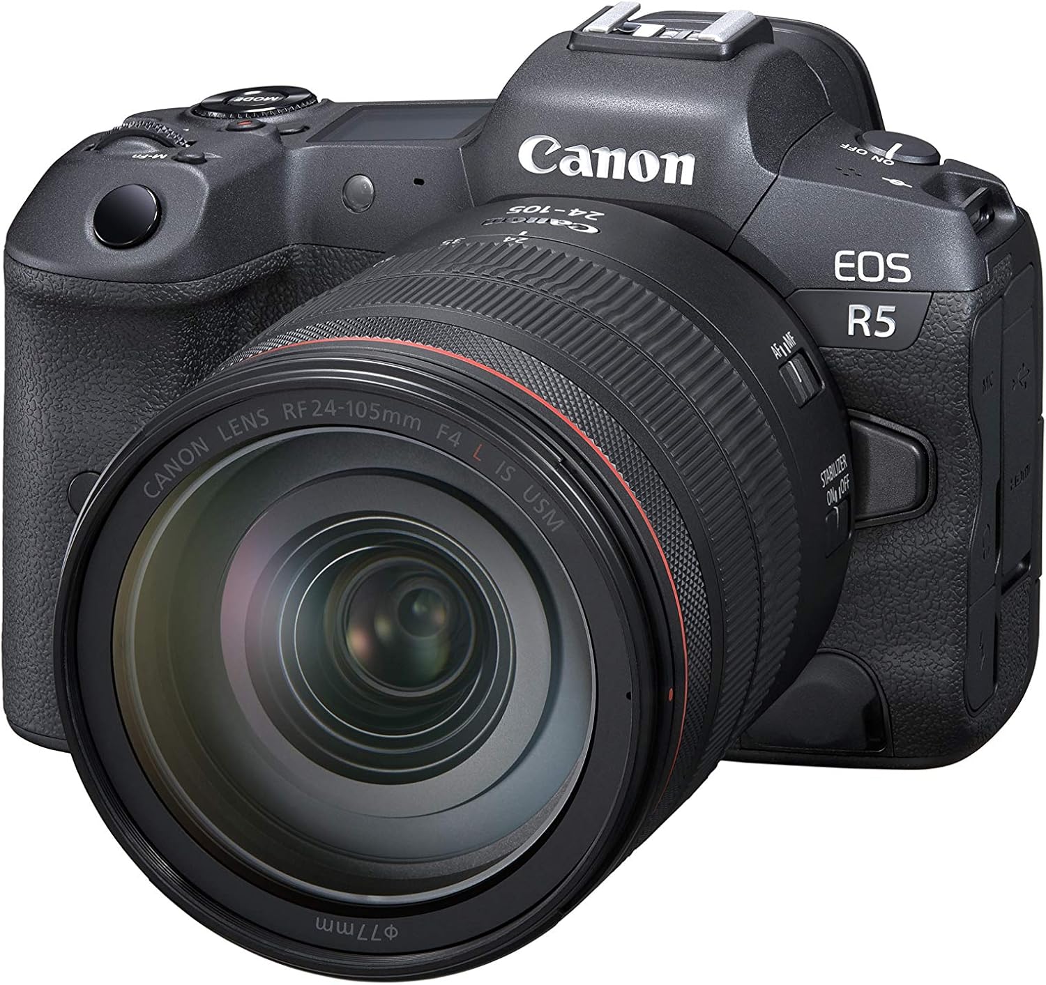 Canon Cameras & Photo:Lenses & Filters:Lenses Canon EOS R5 Mirrorless Camera with 24-105mm f/4 L IS USM Lens