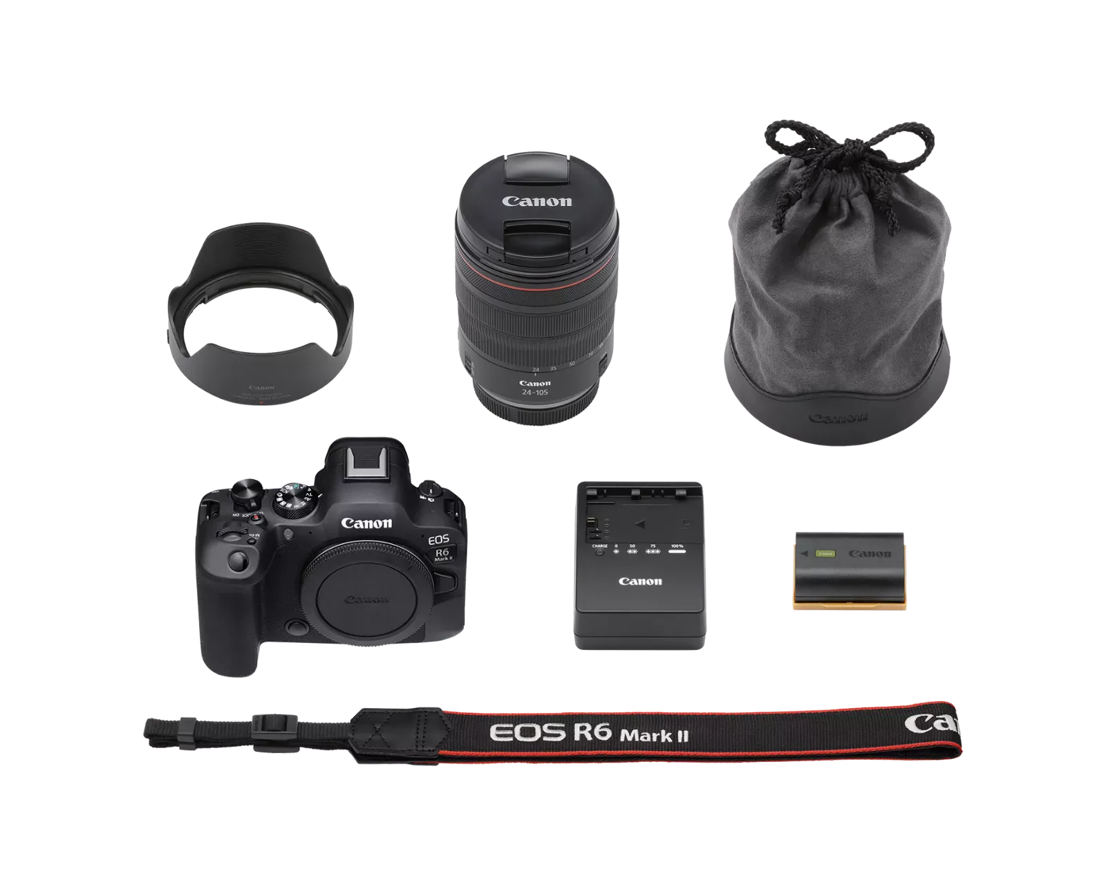 Canon Cameras & Photo:Lenses & Filters:Lenses Canon EOS R6 Mark II RF24-105mm F4 L IS USM Lens Kit
