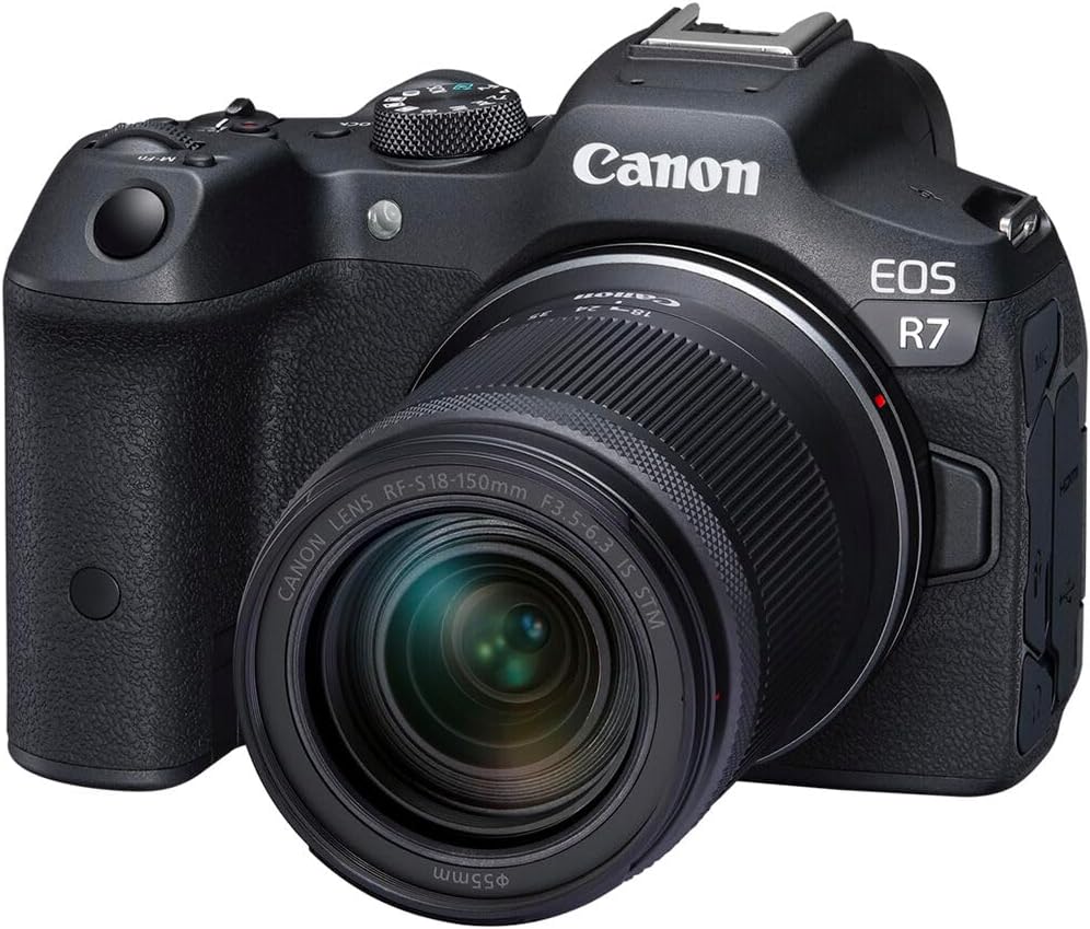 Canon Cameras & Photo:Lenses & Filters:Lenses Canon EOS R7 Mirrorless Camera with RF-S 18-150mm f/3.5-6.3 IS STM Lens