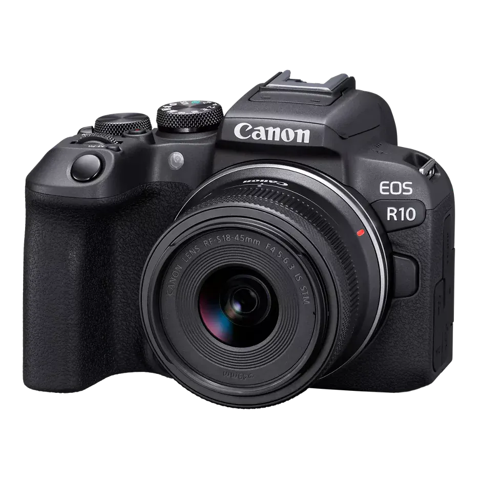 Canon Cameras & Photo:Lenses & Filters:Lenses EOS R10 Mirrorless Camera with RF-S18-45mm F4.5-6.3 IS STM Lens Kit
