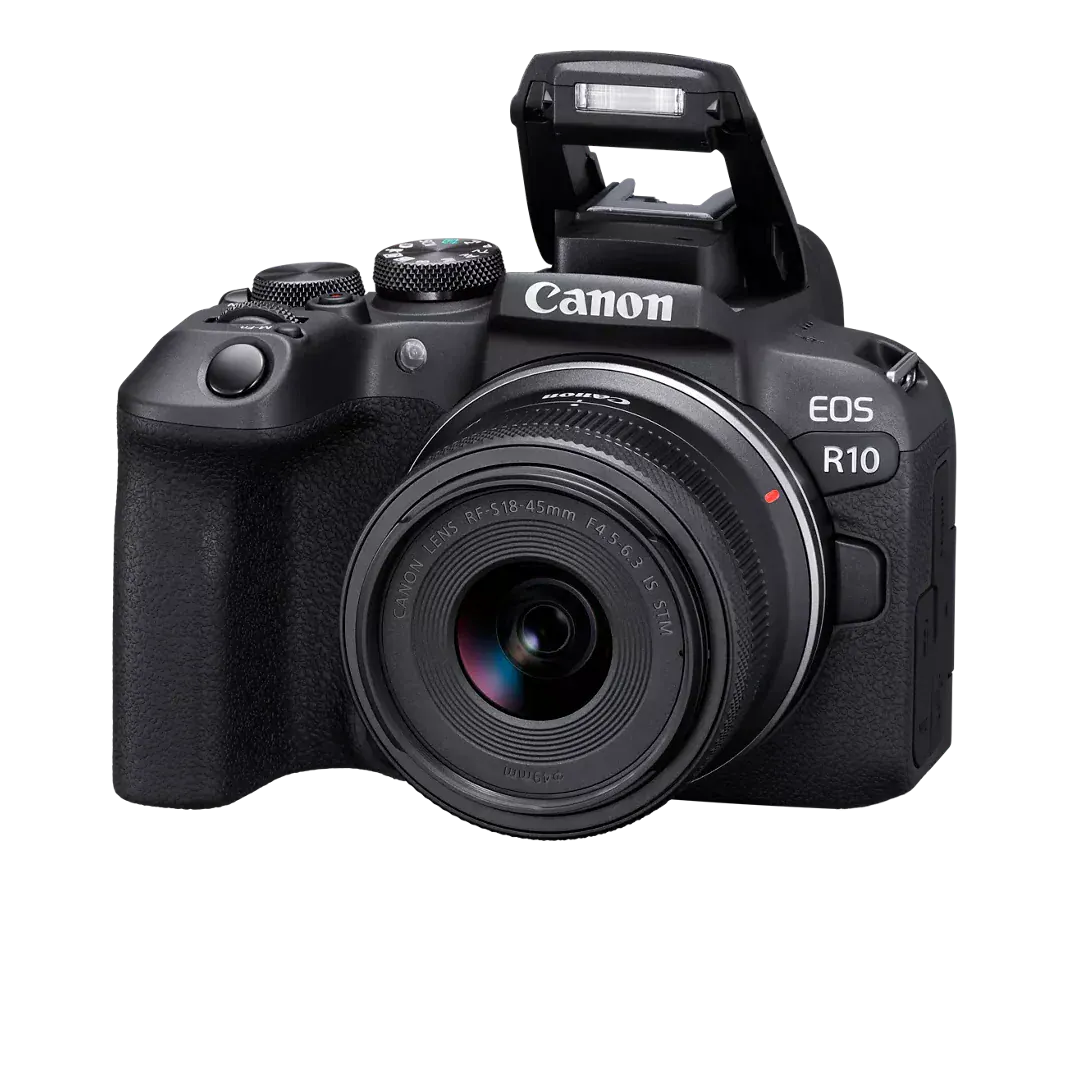 Canon Cameras & Photo:Lenses & Filters:Lenses EOS R10 Mirrorless Camera with RF-S18-45mm F4.5-6.3 IS STM Lens Kit