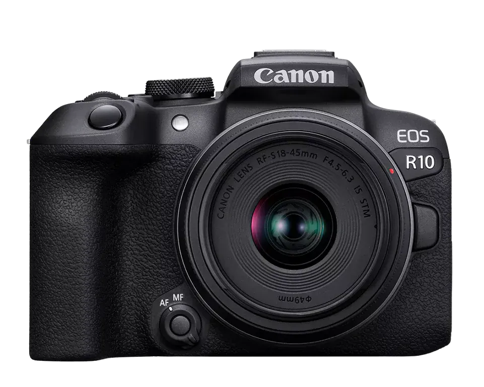 Canon Cameras & Photo:Lenses & Filters:Lenses EOS R10 Mirrorless Camera with RF-S18-45mm F4.5-6.3 IS STM Lens Kit