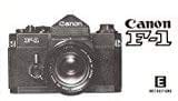 Canon Canon F-1 ORIGINAL Instruction Manual - Old Version [Paperback] Canon Inc
