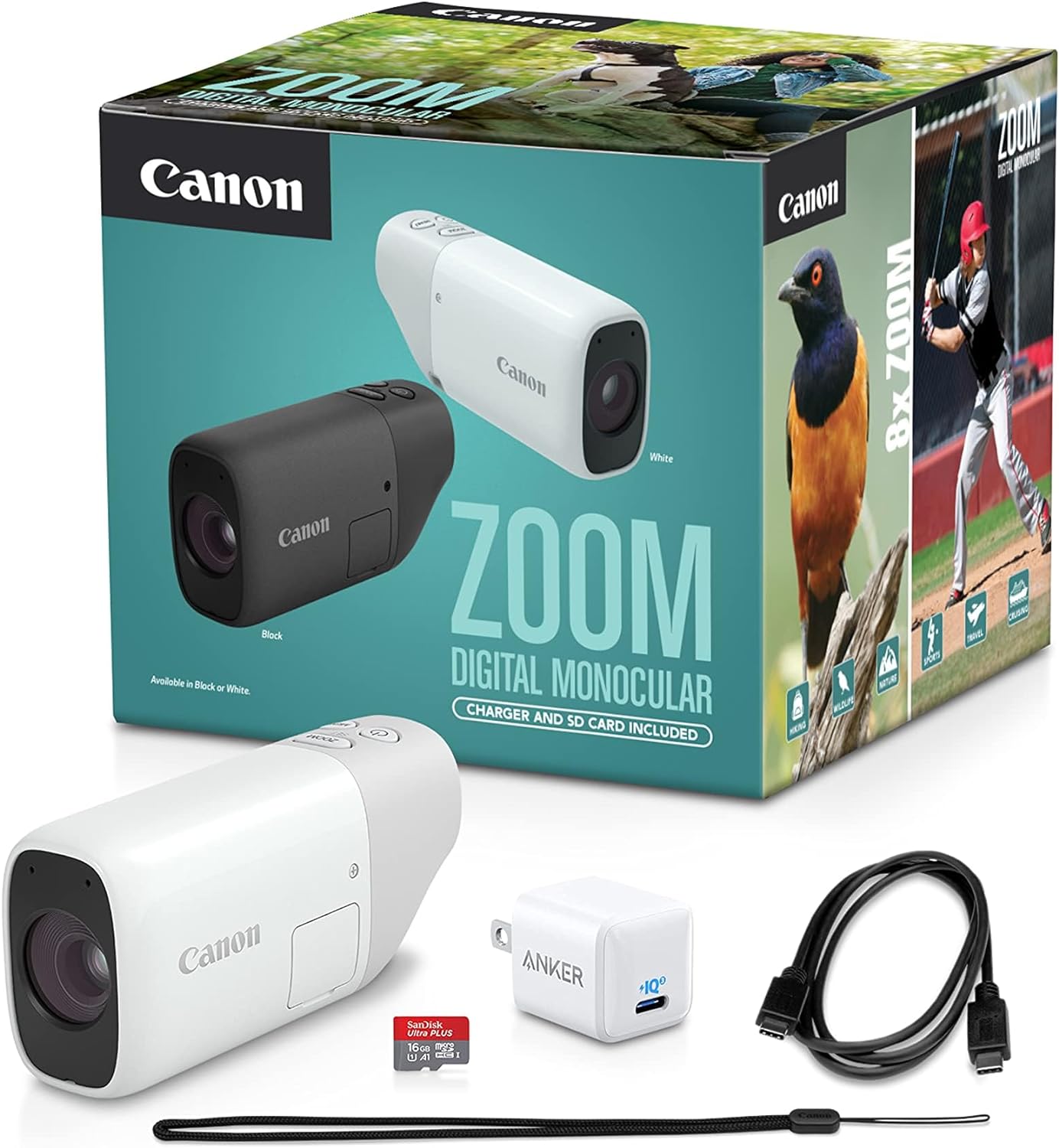 Canon Canon ZOOM Digital Monocular (White)