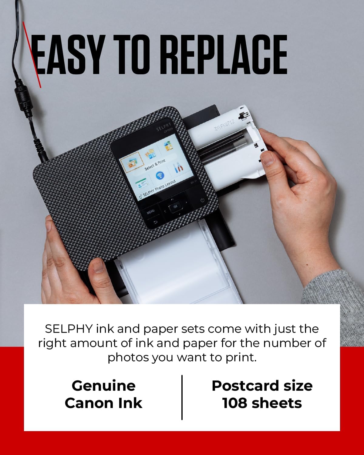 Canon Computers/Tablets & Networking:Printers, Scanners & Supplies:Printer Ink, Toner & Paper:Ink Cartridges Canon RP-108 High-Capacity Color Ink/Paper Set for SELPHY CP910 Printer