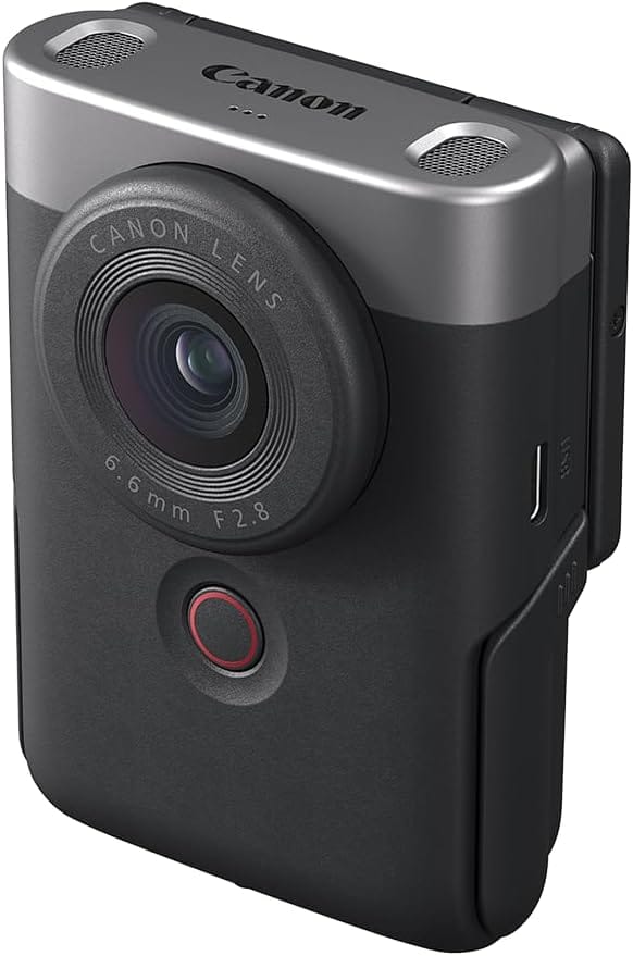 Canon Electronics > Camera & Optics > Cameras > Video Cameras Canon PowerShot V10 Vlog Camera (Silver)