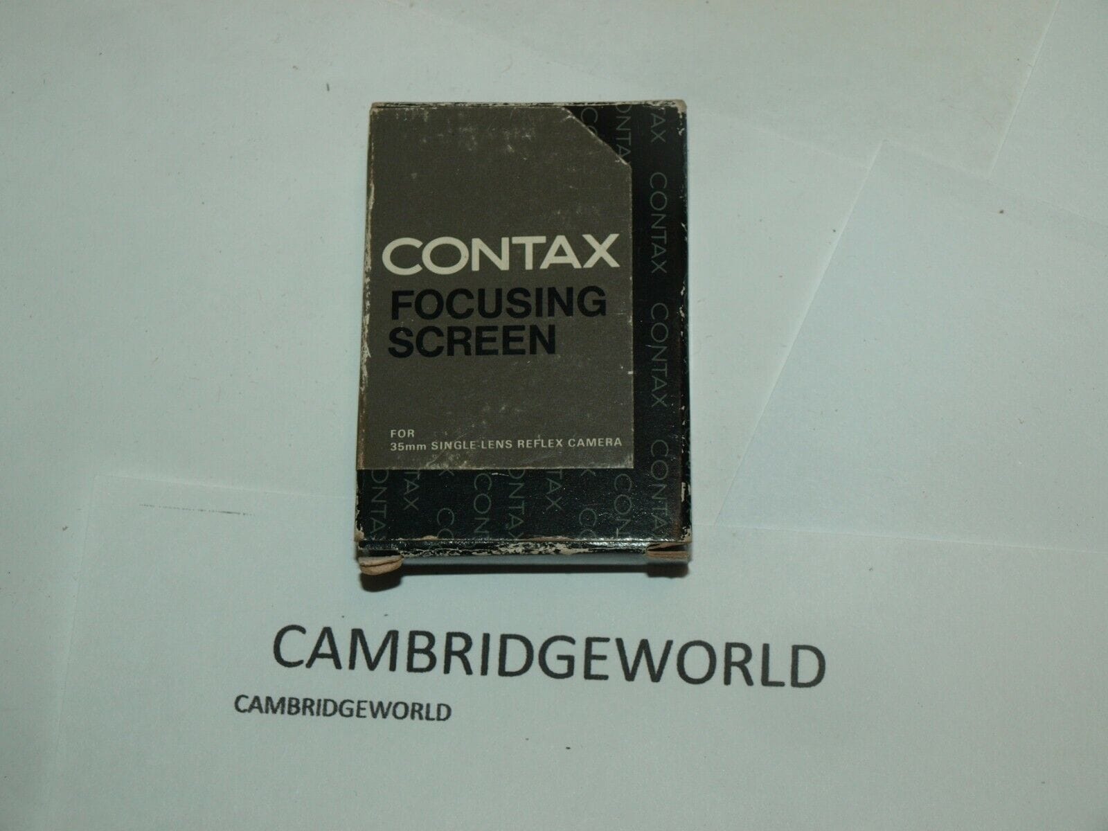 Contax RTS Focusing Screen Cross Scale in original factory box NEW old