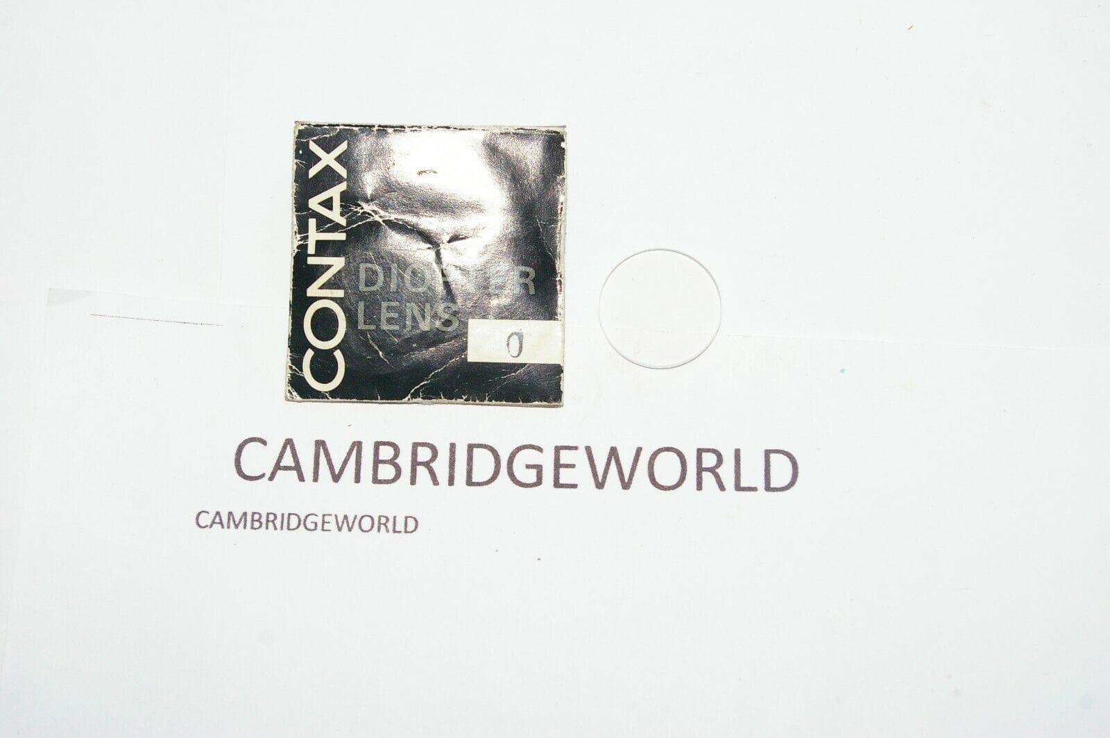 Contax Cameras & Photo:Lenses & Filters:Other Lenses & Filters Contax Diopter CORRECTION Lens #5 NEW VERY OLD STOCK ORIGINAL CONTAX BRAND ROUND