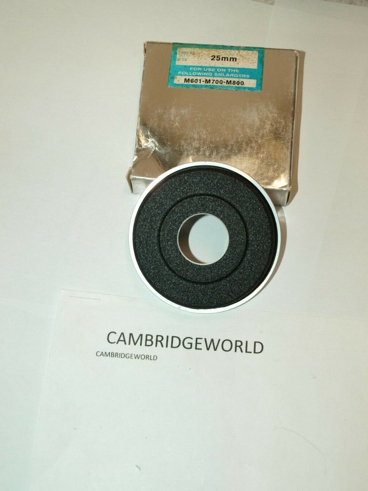 Durst Cameras & Photo:Film Photography:Darkroom & Developing:Enlargement Equipment DURST LENS BOARD SETOPLA 25 SCHNEIDER  25mm NEW for M601 M700 M800 ENLARGERS