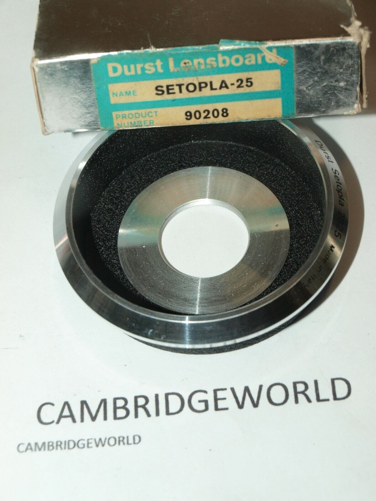 Durst Cameras & Photo:Film Photography:Darkroom & Developing:Enlargement Equipment DURST LENS BOARD SETOPLA 39 LEICA 39mm MOUNT NEW for M601 M700 M800 ENLARGERS