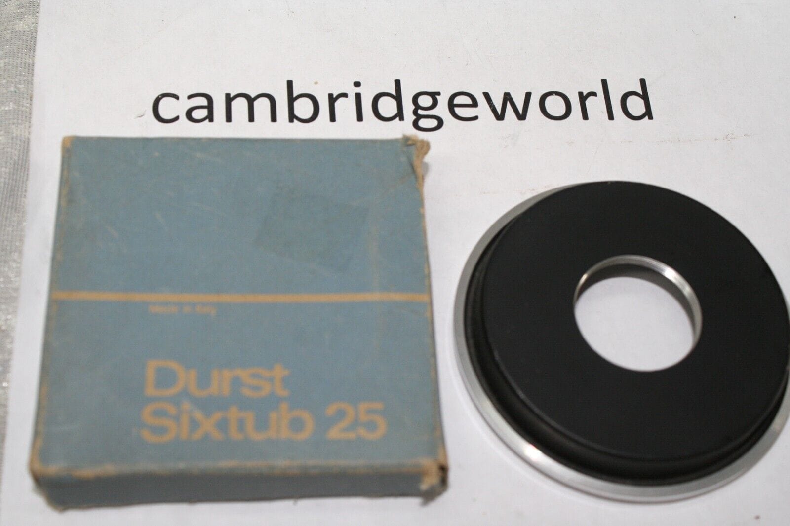 Durst Cameras & Photo:Film Photography:Darkroom & Developing:Enlarging Lenses DURST SIXTUB 25 NEW  LENS BOARD in ORIGINAL FACTORY BOX