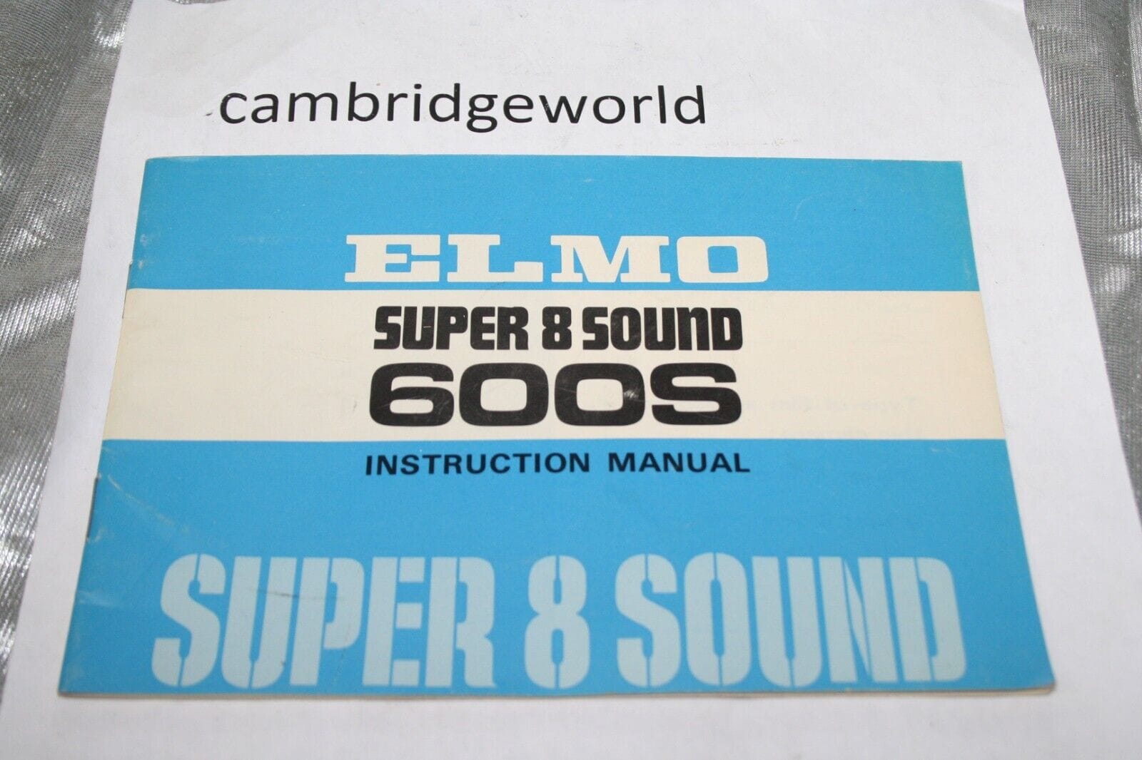 Elmo Cameras & Photo:Camera Manuals & Guides ELMO 600S SUPER 8 SOUND CAMERA  Instruction Book  Manual  User Guide NEW