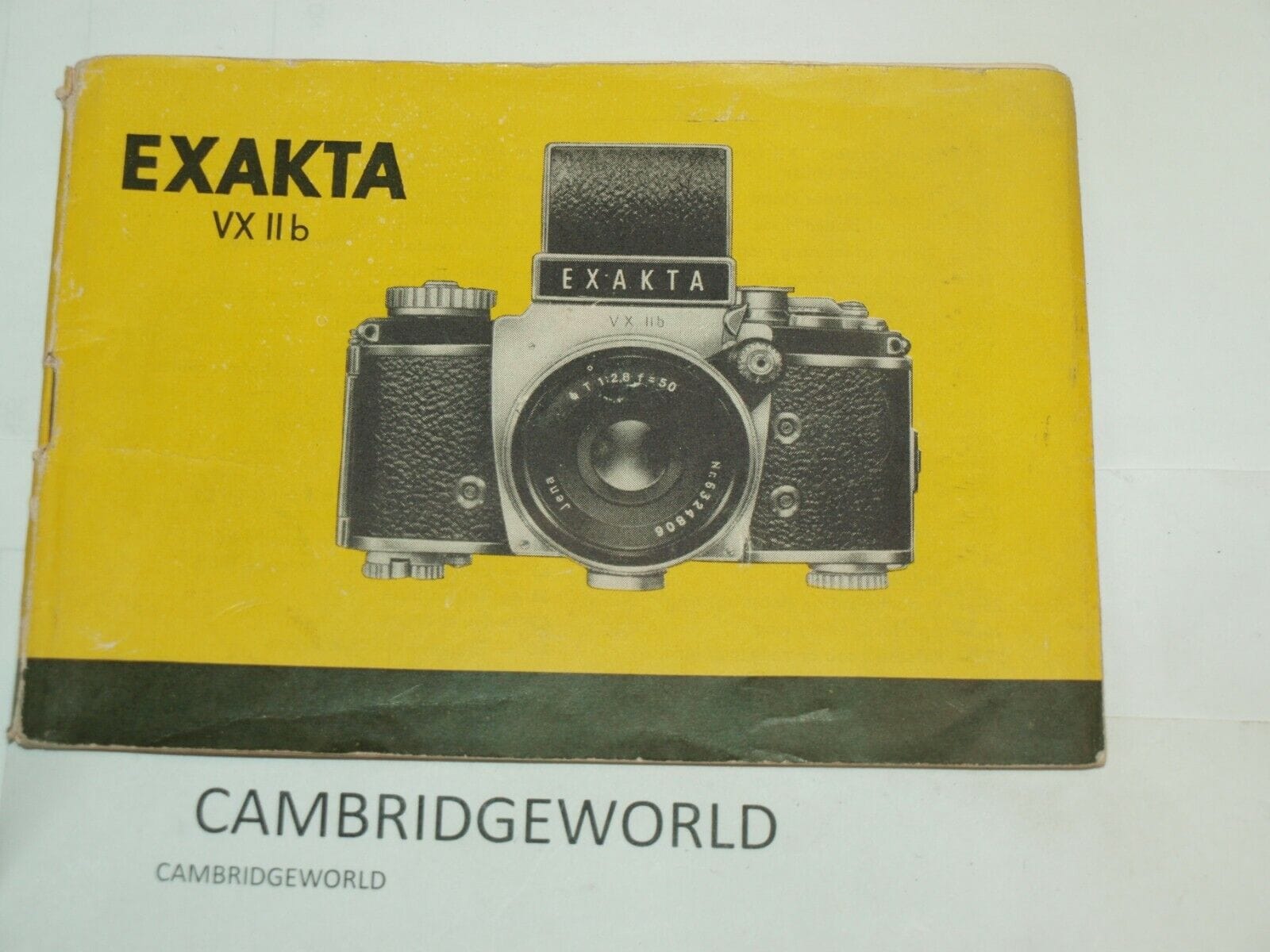 Exakta Cameras & Photo:Camera Manuals & Guides EXAKTA  VXIIb CAMERA INSTRUCTION MANUAL GUIDE USERS BOOK NEW GENUINE ORIGINAL