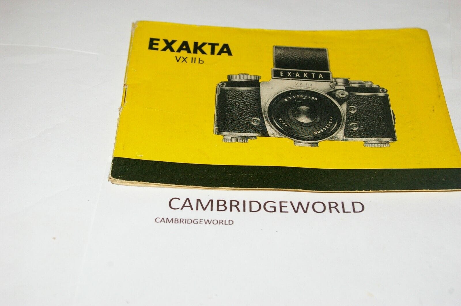 Exakta Cameras & Photo:Camera Manuals & Guides EXAKTA  VXIIB CAMERA INSTRUCTION MANUAL GUIDE USERS BOOK NEW GENUINE ORIGINAL