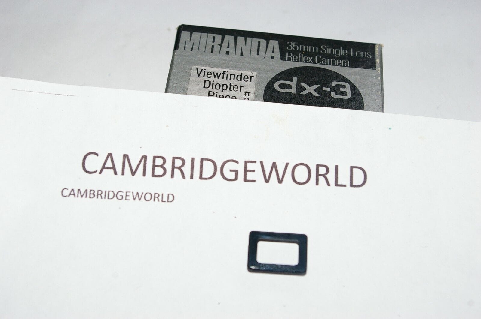 Exakta Cameras & Photo:Replacement Parts & Tools:Film Camera Parts MIRANDA DX-3 DX 3 VIEWFINDER EYESIGHT ADJUSTER No. 2 NEW MIRANDA BRAND in BOX