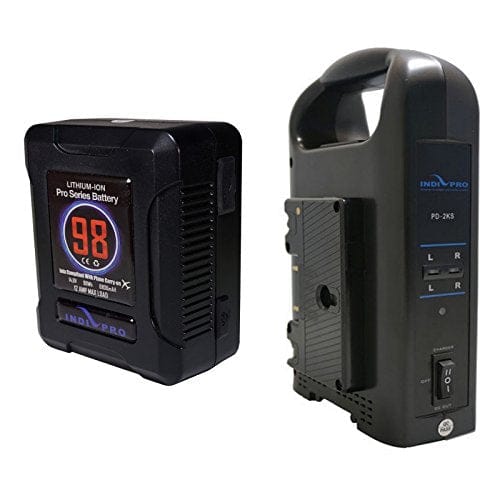 Indipro IndiPRO Tools Micro-Series 98Wh Li-Ion Gold-Mount Batt w 2 Gold-Mount Charger Kit