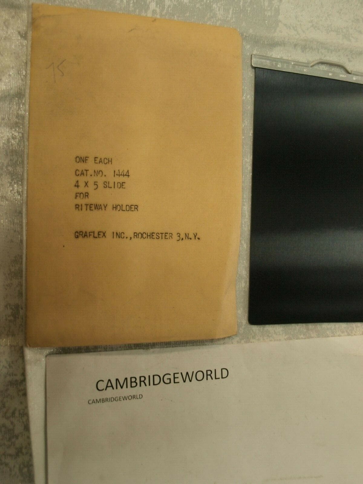 Graflex Cameras & Photo:Film Photography:Other Film Photography GRAFLEX  4X5 DARK SLIDE NEW CAT.No. 1444 for RITEWAY HOLDERS GENUINE GRAFLEX