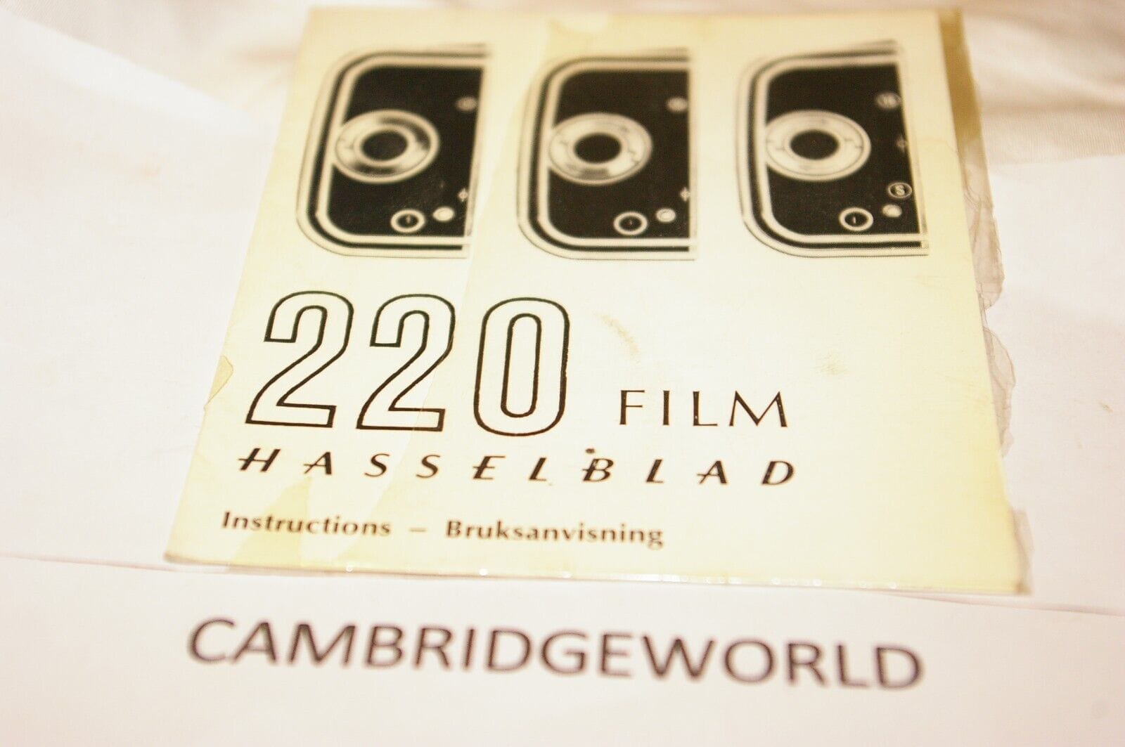 Hasselblad Cameras & Photo:Camera Manuals & Guides HASSELBLAD 220 FILM HOLDER MAGAZINE BACK INSTRUCTION MANUAL GUIDE BOOK with SEAL