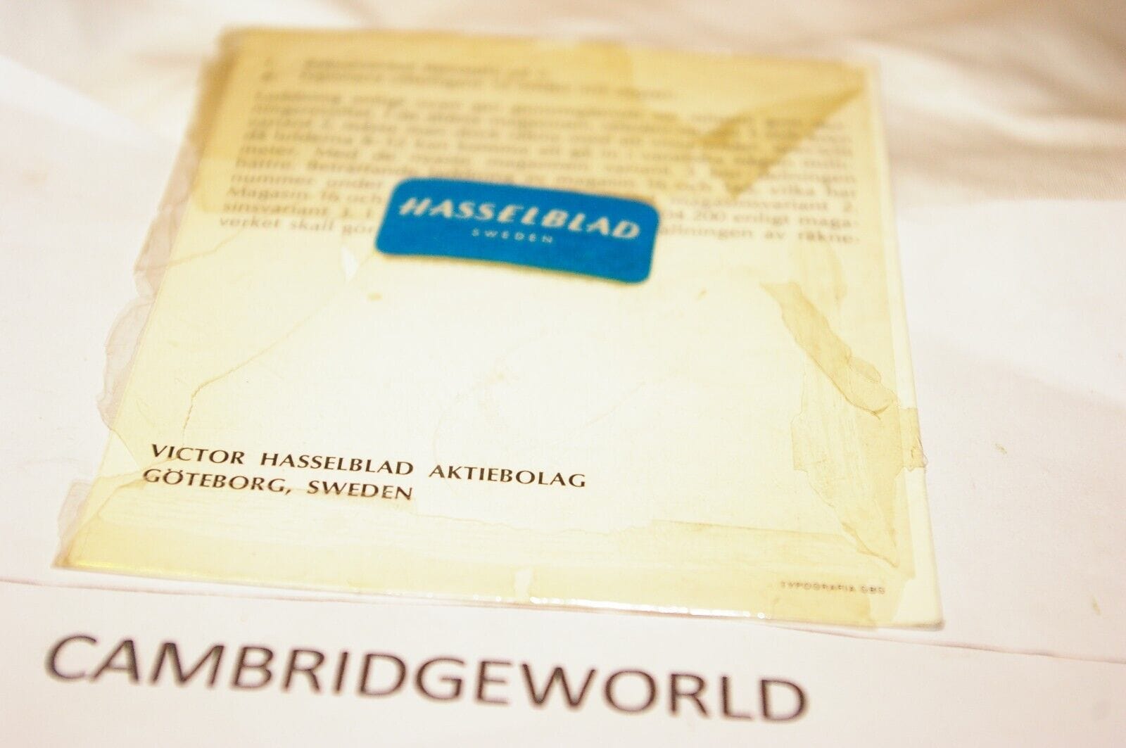 Hasselblad Cameras & Photo:Camera Manuals & Guides HASSELBLAD 220 FILM HOLDER MAGAZINE BACK INSTRUCTION MANUAL GUIDE BOOK with SEAL