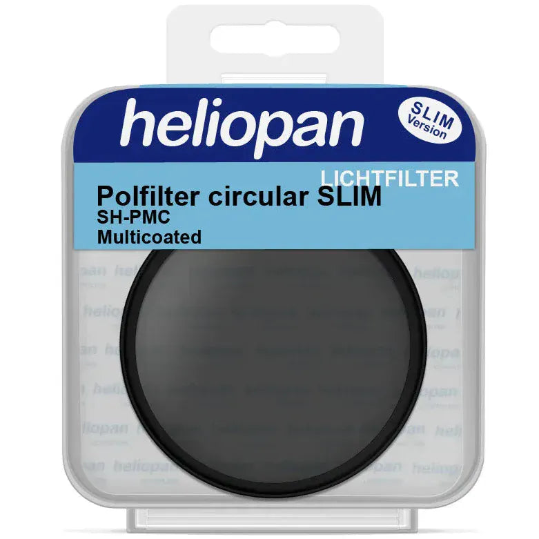Heliopan Heliopan 37mm Slim Circular Polarizer SH-PMC Filter with specialty Schott glass in floating brass ring (703740)