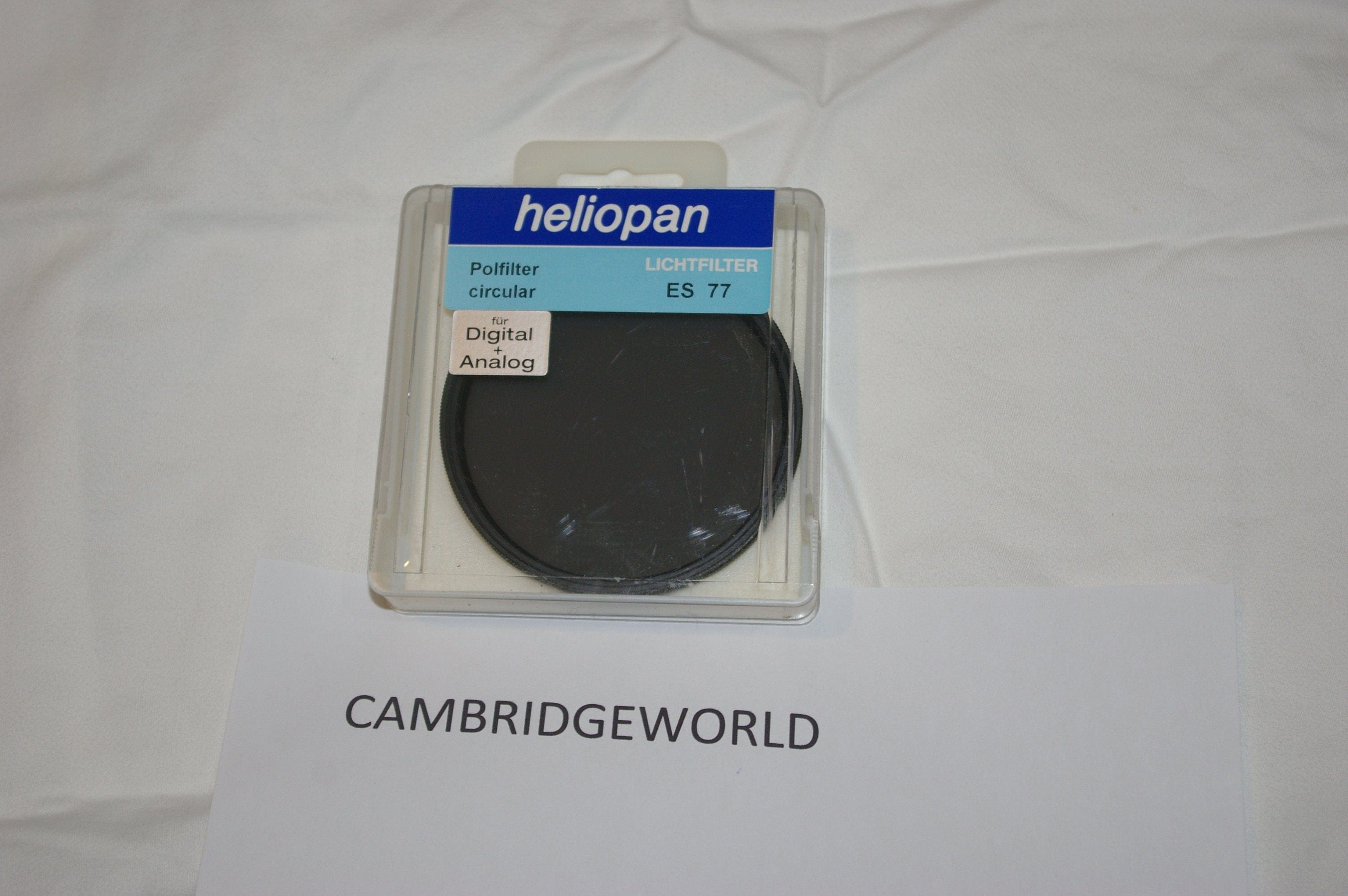 Heliopan NEW 77mm Heliopan circular polfilter rotating polarizer