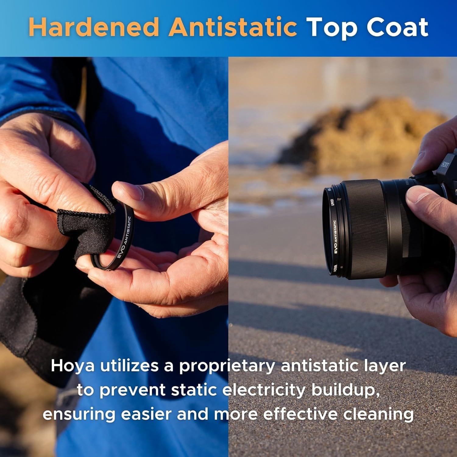 Hoya Hoya EVO Antistatic 112mm UV Filter â€” Camera Filters with 16-Layer SMC Coating, UV Optical Glass for Superior Resolution - Dust, Stain & Scratch-Resistant, Compatible with Nikkor Z 14-24mm f2.8 S