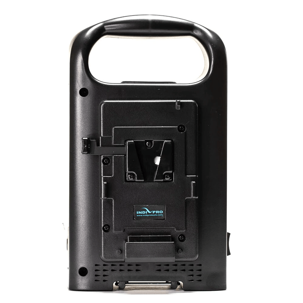 Indipro IndiPRO 2 x Kratos 99Wh V-Mount Li-Ion Batteries and Dual V-Mount Charger Kit with 4-Pin XLR Power Output
