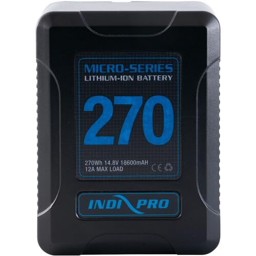 Indipro IndiPRO Micro-Series 270Wh 4-Battery Kit with Quad Pro Charger (V-Mount)