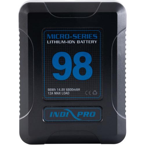 Indipro IndiPRO Tools 2 x Micro-Series 98Wh Li-Ion V-Mount Batteries with Dual V-Mount Battery Charger Kit