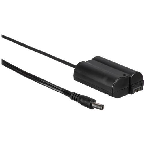 Indipro IndiPro Tools 25EL15 2.5mm Male Power Cable To Nikon EN-EL15 Type Dummy Battery (20", Regulated)